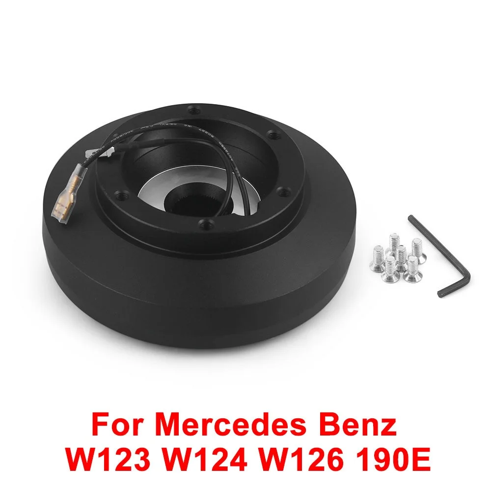 Steering Wheel Mount Short Hub Adapter For 1976-1995 Mercedes Benz W123 W124 W126 190E