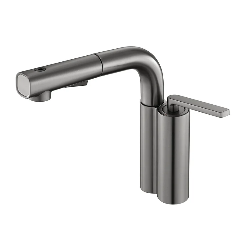 

All-copper basin faucet Hot and cold household basin Toilet Lifting and pulling bathroom faucet MT2512
