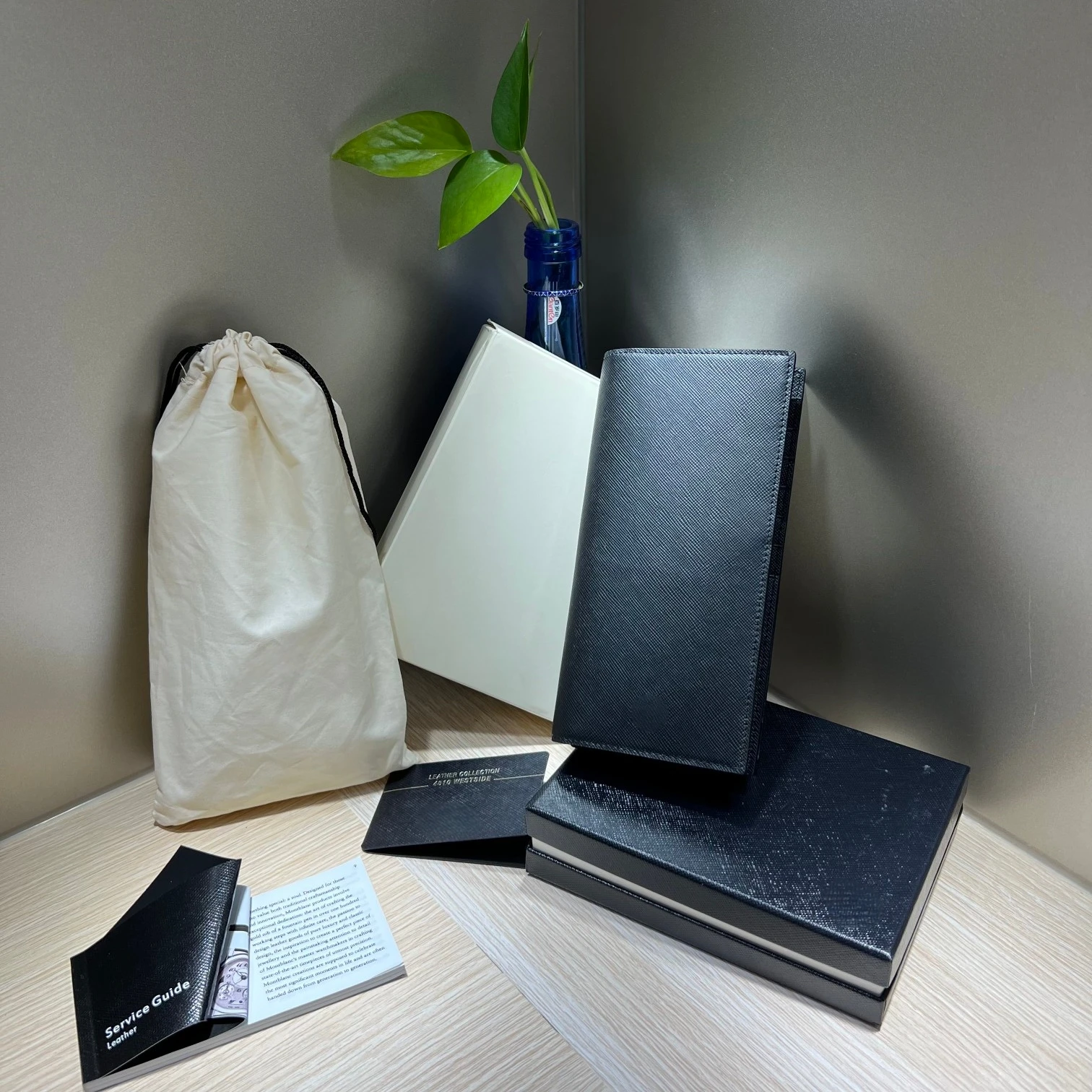 Handmade Suit Wallets Luxury Genuine Leather Collection 4810 Westside Mini Clutch Business Card Holder Money Clips Holiday Gifts