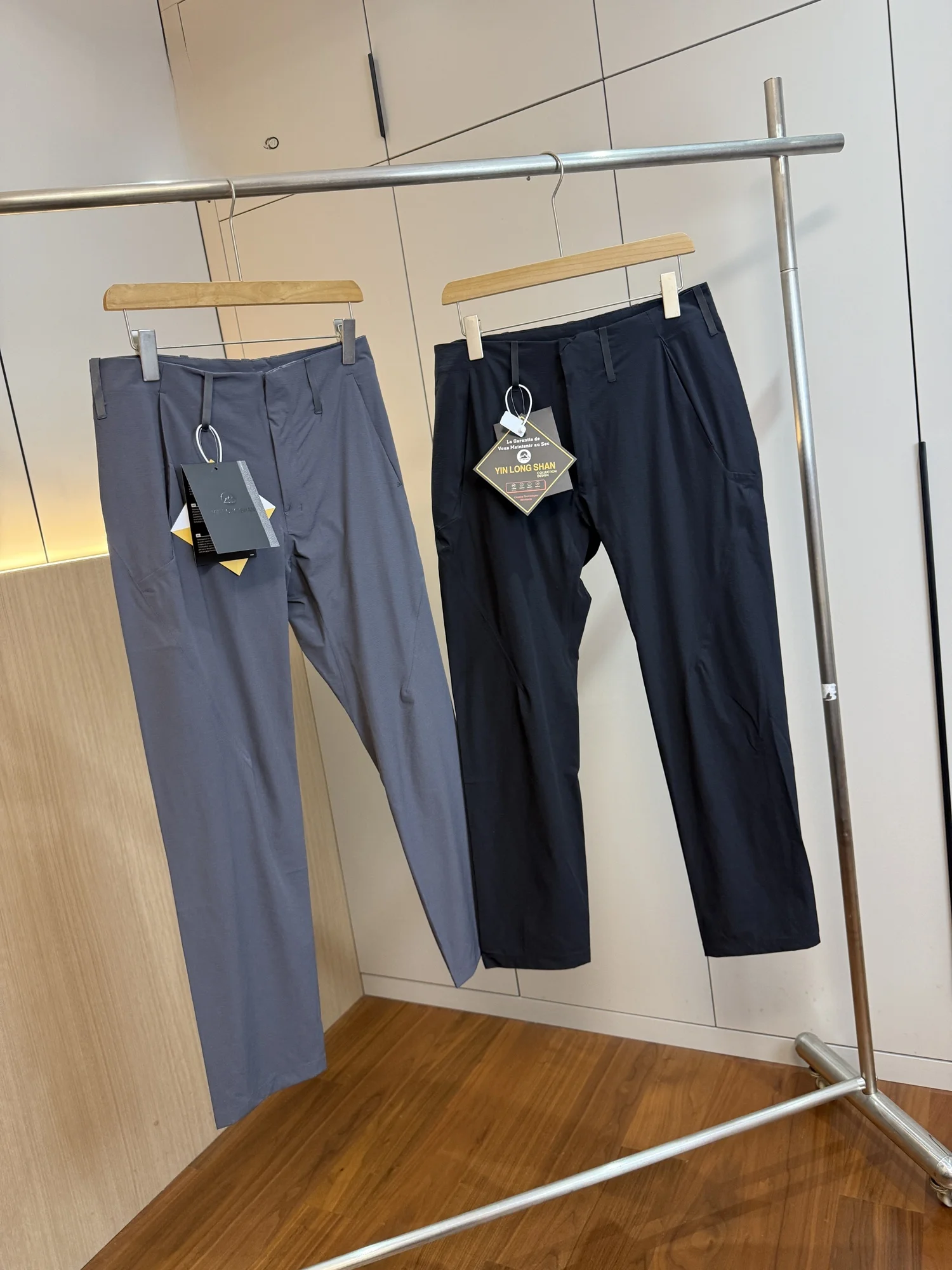 

High-End Busin Outdoor Pred Glue Men's 3D Tailored Sports Casual Pants Spring Season Waterproof Straight Leg Pants