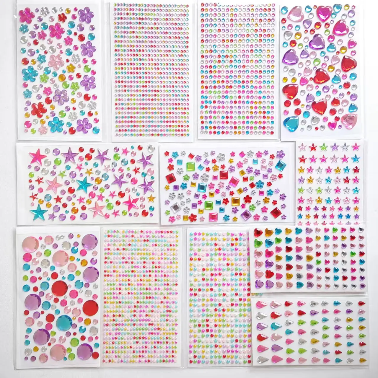 3200 phone cases decorated with diamond stickers, love little princess acrylic stickers, toy Goo Chuck DIY handmade color sticke