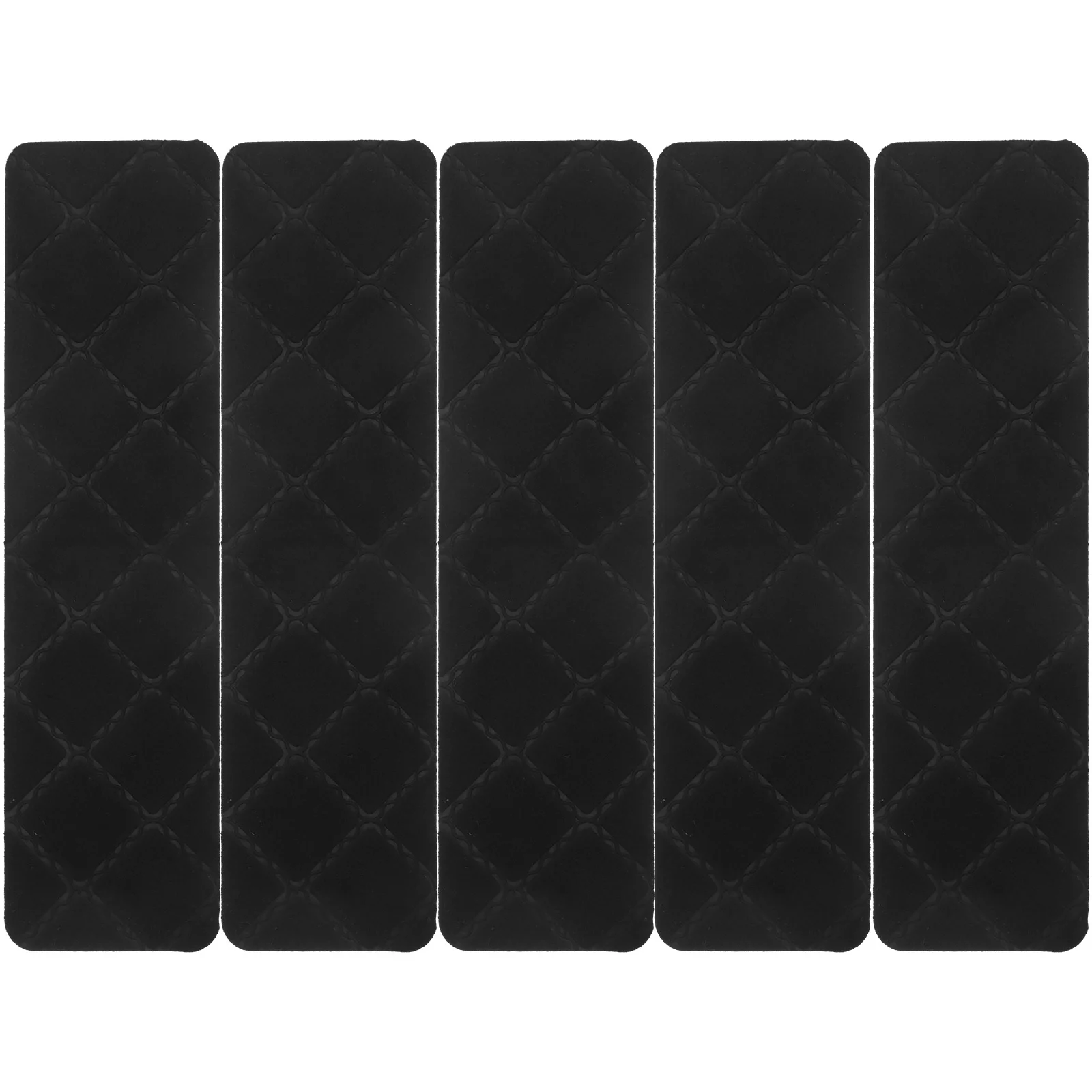 

5Pcs Stair Tread Nonslip Self-Adhesive Indoor Carpet Treads for Wooden Steps Durable Polyester Material Impact Resistant