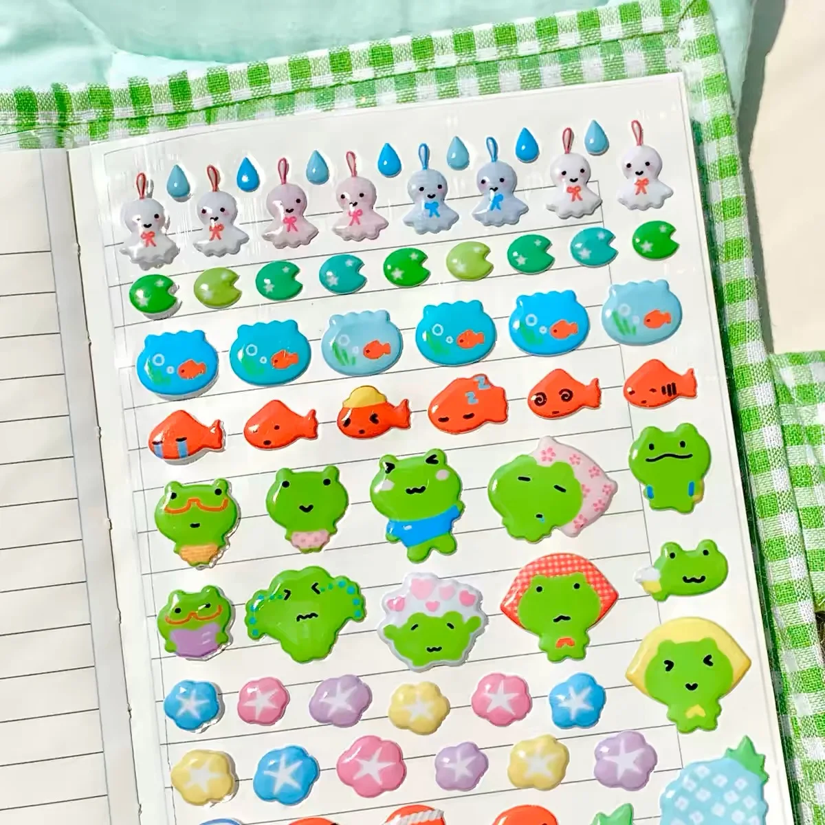 New cute animal hand account decorative sticky note stickers