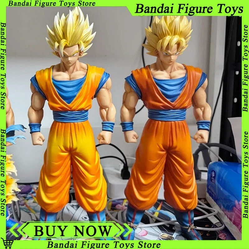 

32CM Dragon Ball Z Super Saiyan 1 2 Anime Figure Hy Model Kakarotto Action Figurine Collection Ornament Doll Statue Kid Toy Gift