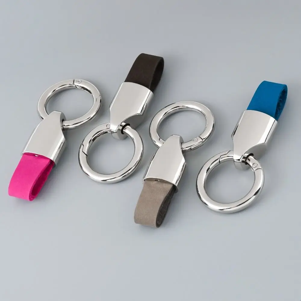 Gifts Durable Car Key Chain Pendant Leather Car Key Ring Keyring Hanging Keychain Accessories