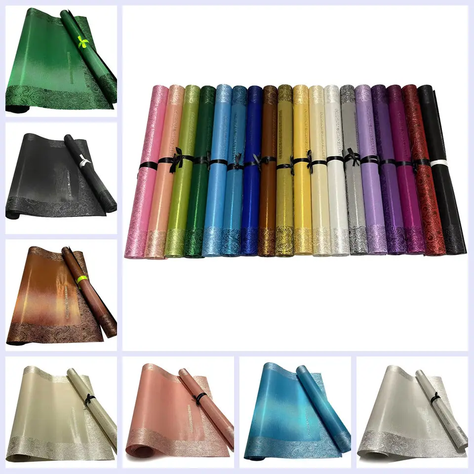 

Nigerian Sego Hayes Headtie 48x230cm, Plain Color Gele Ipele 2Pcs Set,Newest African Headwrap Turban,Premium Head Tie Fabic TX-1