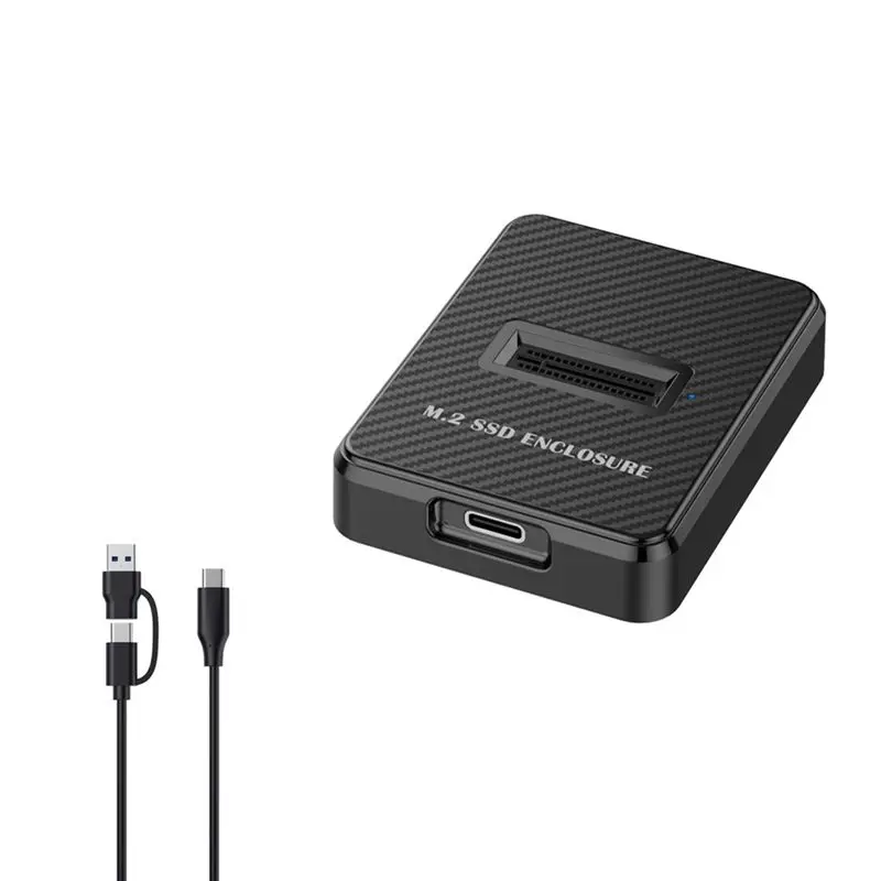 AY14 -M.2 Hard Disk Holder Nvme/Sata Dual Protocol Solid State Hard Disk Box Usb3.2 Notebook External NVME SD Docking Station
