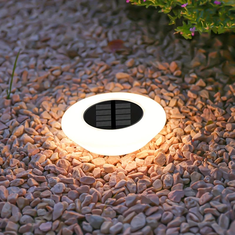 

1-8pcs Solar-Powered Ground Lights Outdoor Waterproof Pathway Garden Lawn Solar Lamp Landscape Lighting for Grass Backyard Decor