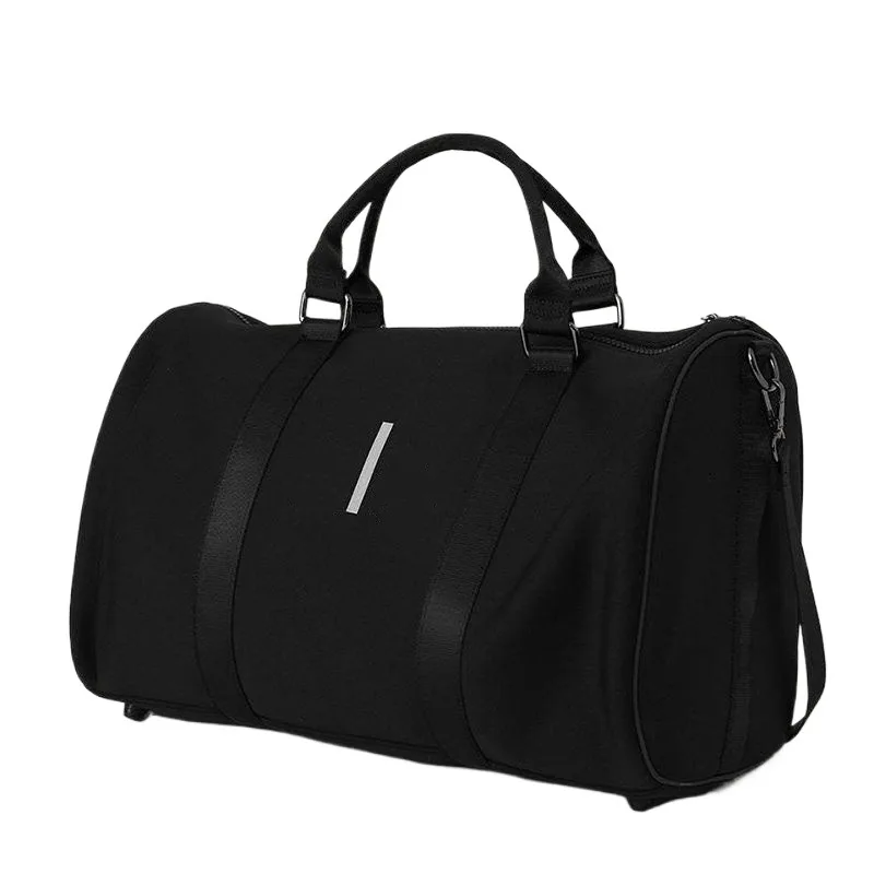 

Men's multifunctional fitness bag, side zipper dry wet separation bag, chloroprene rubber travel bag, women's leisure yoga bag