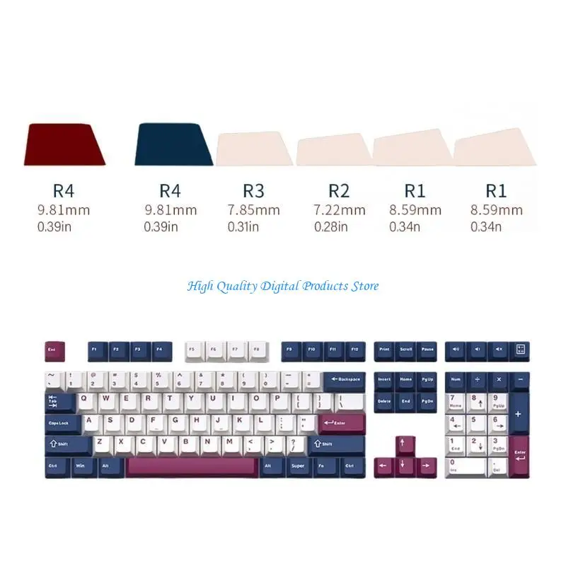 U2je 136 Mech Soldier PBT Double Shot Keycap Original Profile voor mechanische toetsenborden