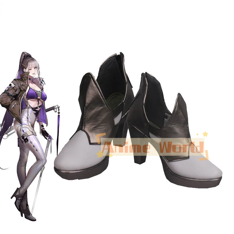 

Game Path to Nowhere BAIYI Cosplay Shoes PU Leather Shoes Halloween Carnival Boots Cosplay Prop Custom Made