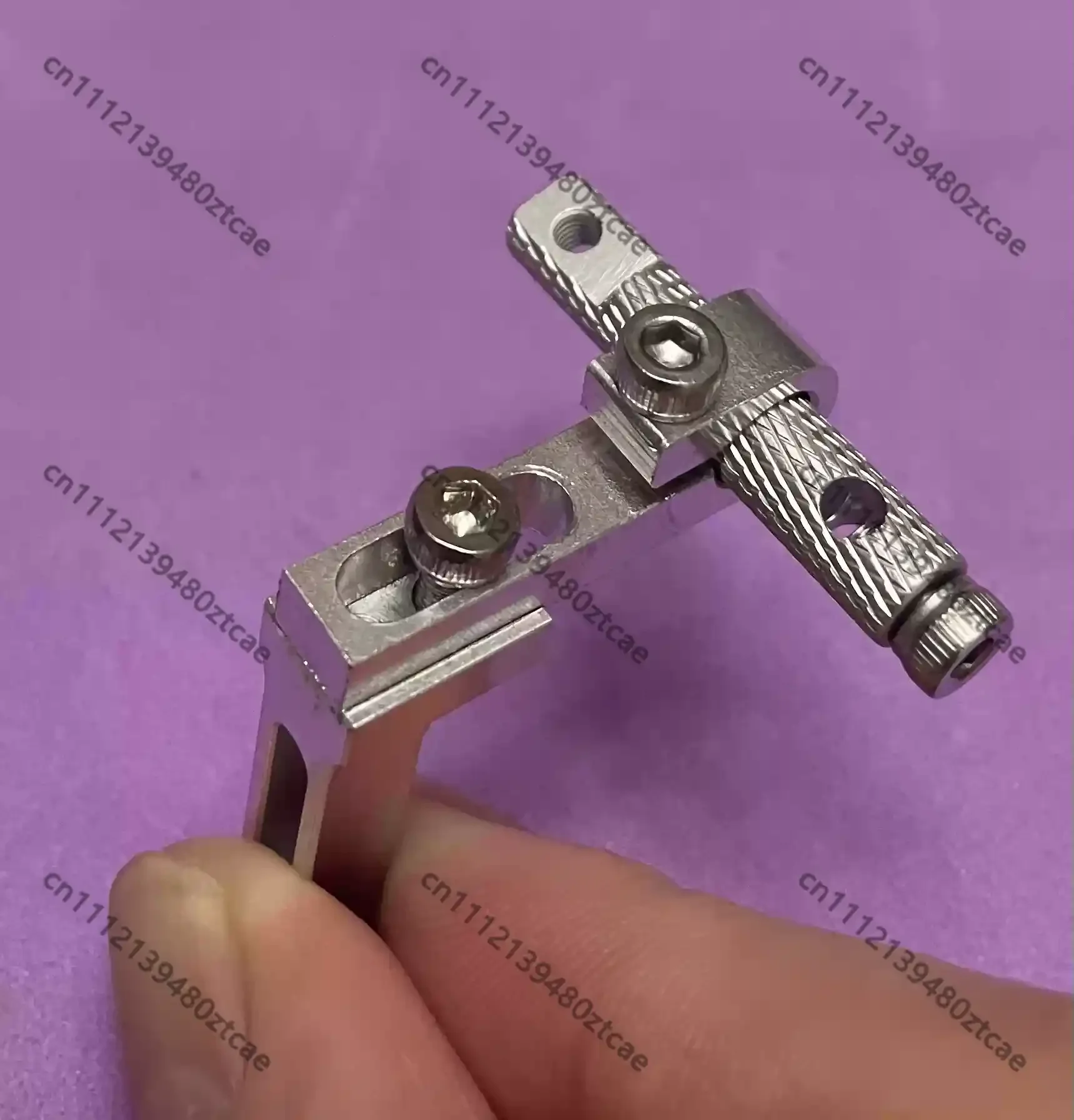 Aluminum Tray Fiber & Air Blow Mount Bracket, Vibration Plate Fitting