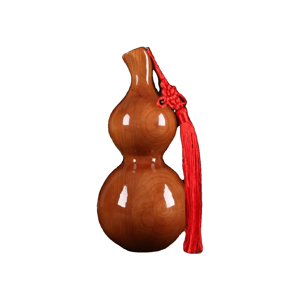 Authentic mahogany solid gourd ornament decorative wood carving pendant living room bedroom home decoration gift