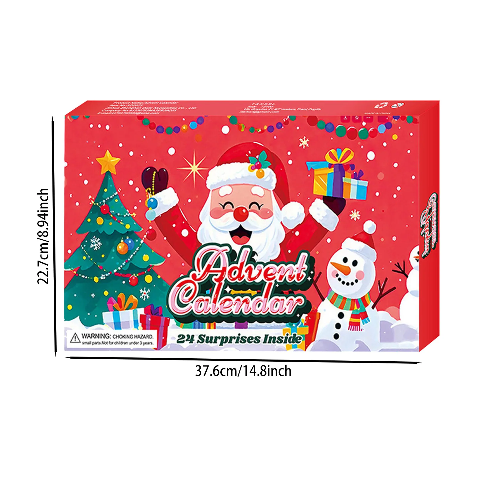 Timer for Kids Large Christmas Series Holebox Tear Off Box 24 Day Countdown Calendar To Halloween Christmas Countdown Bags