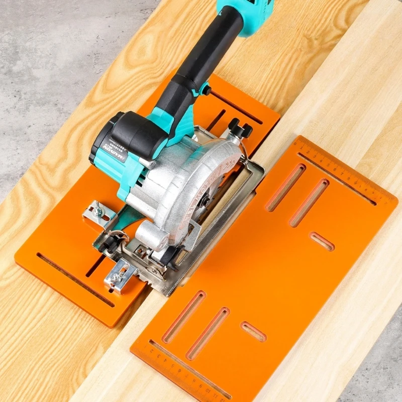 

Cutting Machine Base Plate Sawer Guide Adjustable For DIY Carpentry Projects M4YD