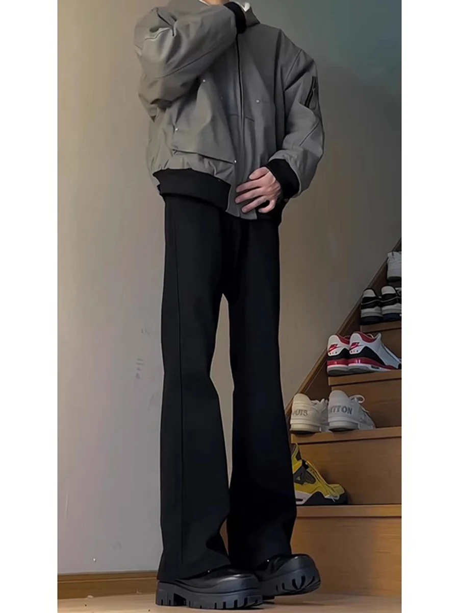 

Мужские джинсы Cleanfit с флисовой подкладкой, теплые, прямого кроя, со средней посадкой, молодежные, модные, в уличном стиле, осень-зима