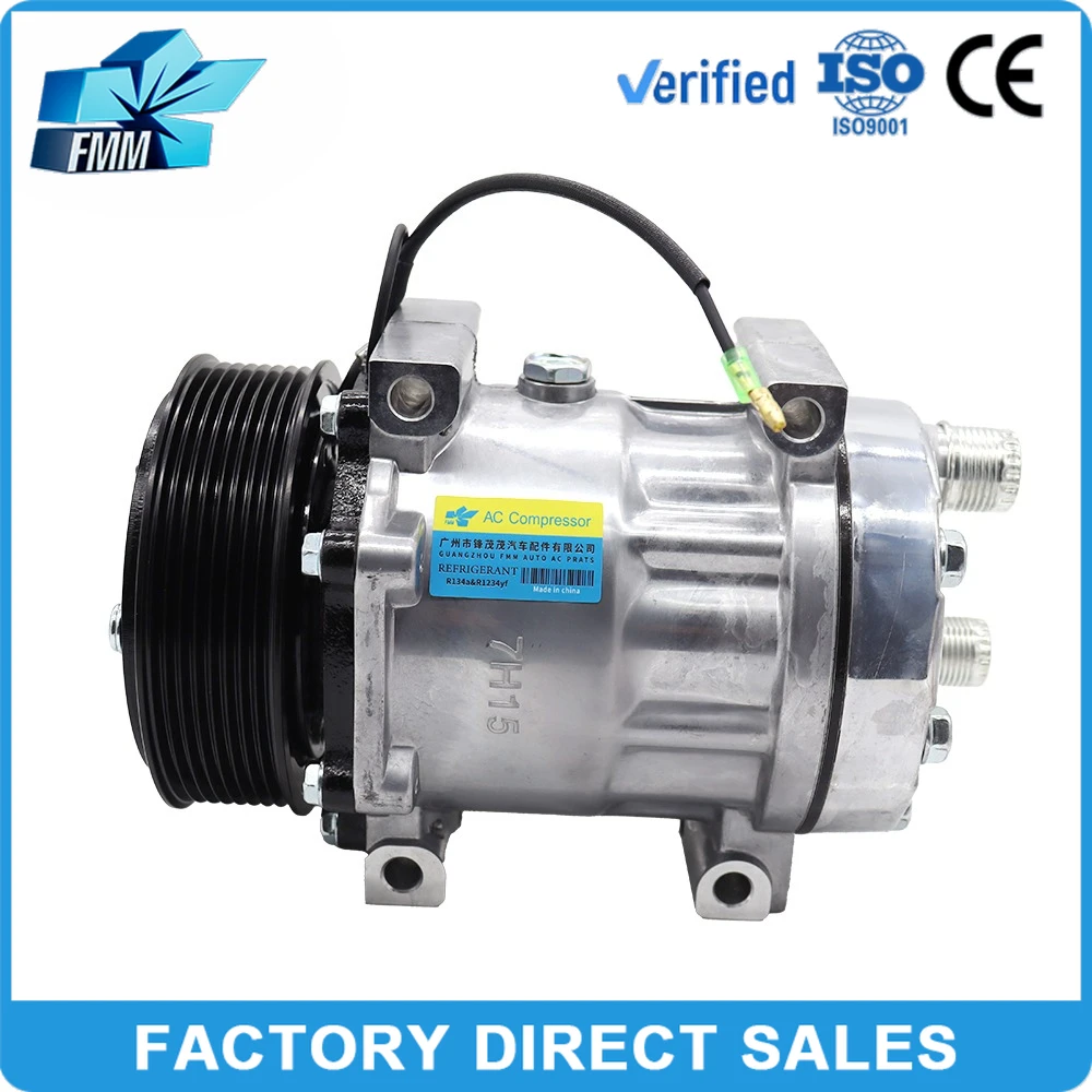 

FMM SD7H15 Air Conditioning A/C Compressor For Ford F650 2004 5.9L 6.0L 2005-2013 85100866 12v