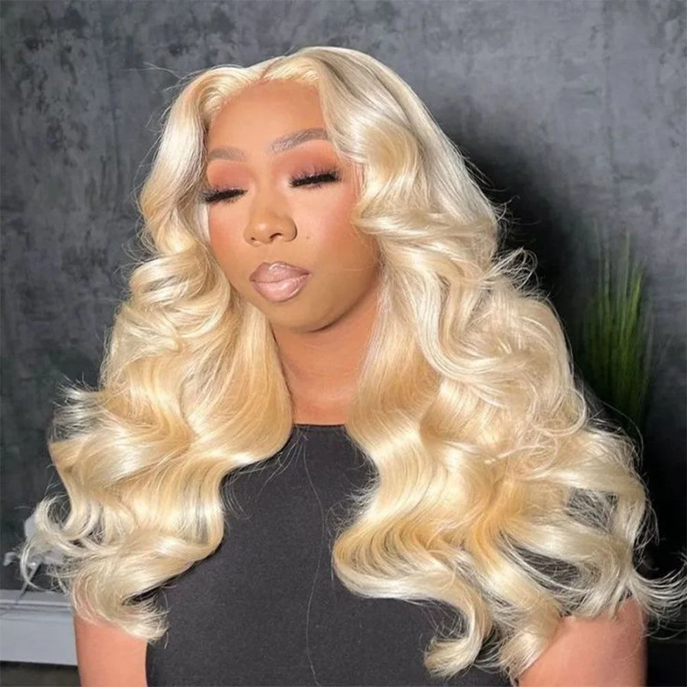 

Blonde Body Wave Hd Transparent Lace Front Wig 613 Hd Lace Frontal Wig 13x6 13x4 Pre Plucked Full Frontal Wigs For Black Women