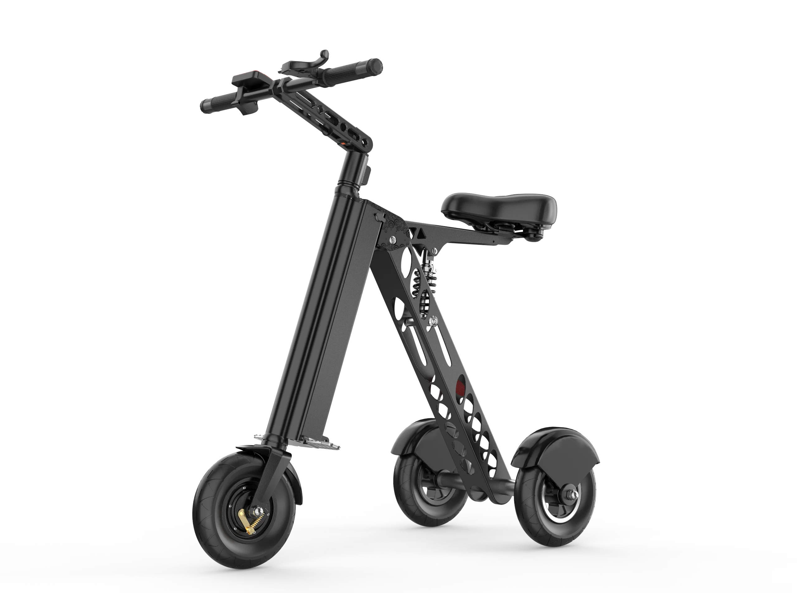 

K7 3-колесный складной электрический скутер 36 В 7,5 Ач аккумулятор 250 Вт двигатель 15 миль в час 15 миль