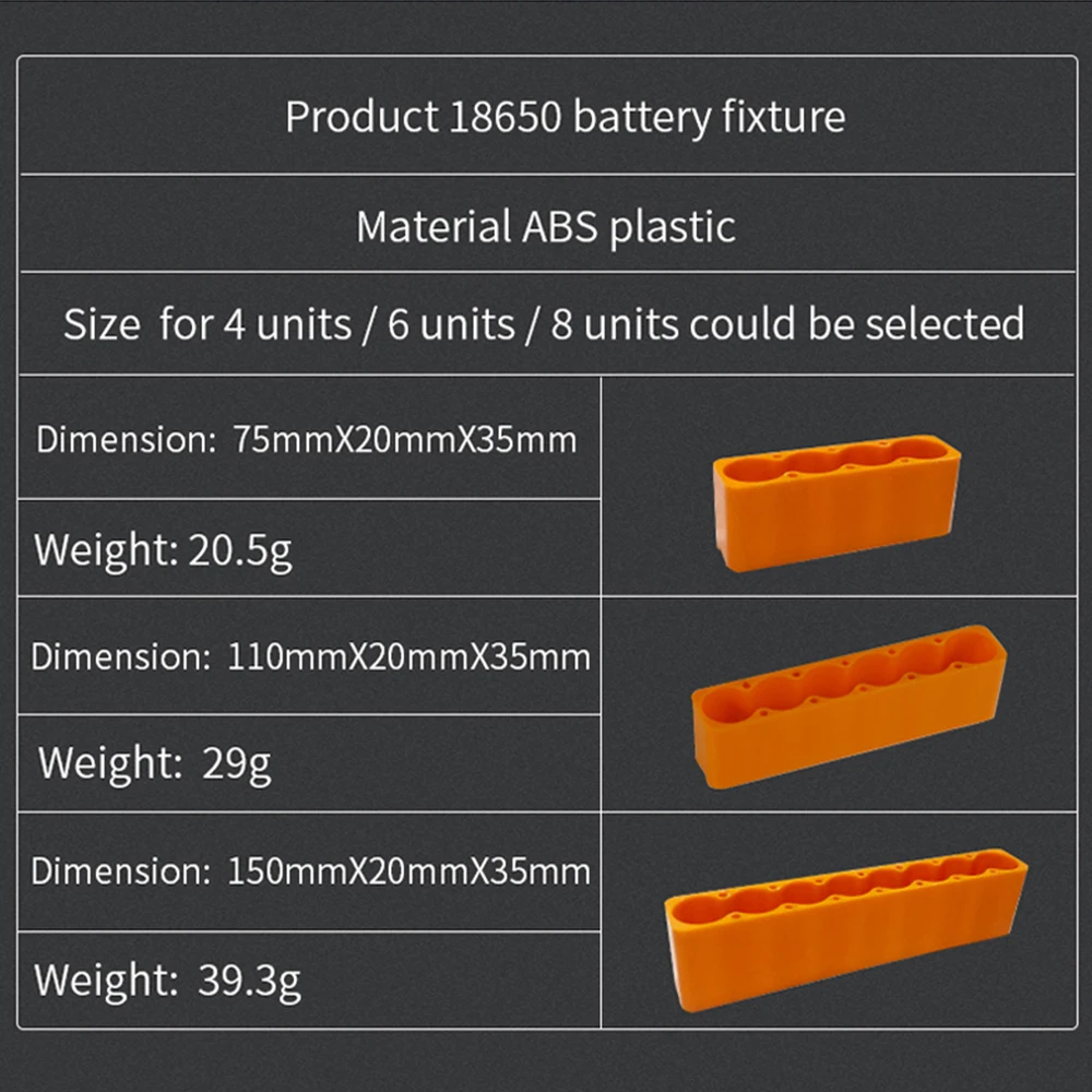 18650 Lithium Battery Case Holding Fixture Li-ion Battery Pack Welding Fixture Battery Holding Mold Welding Auxiliary Tools