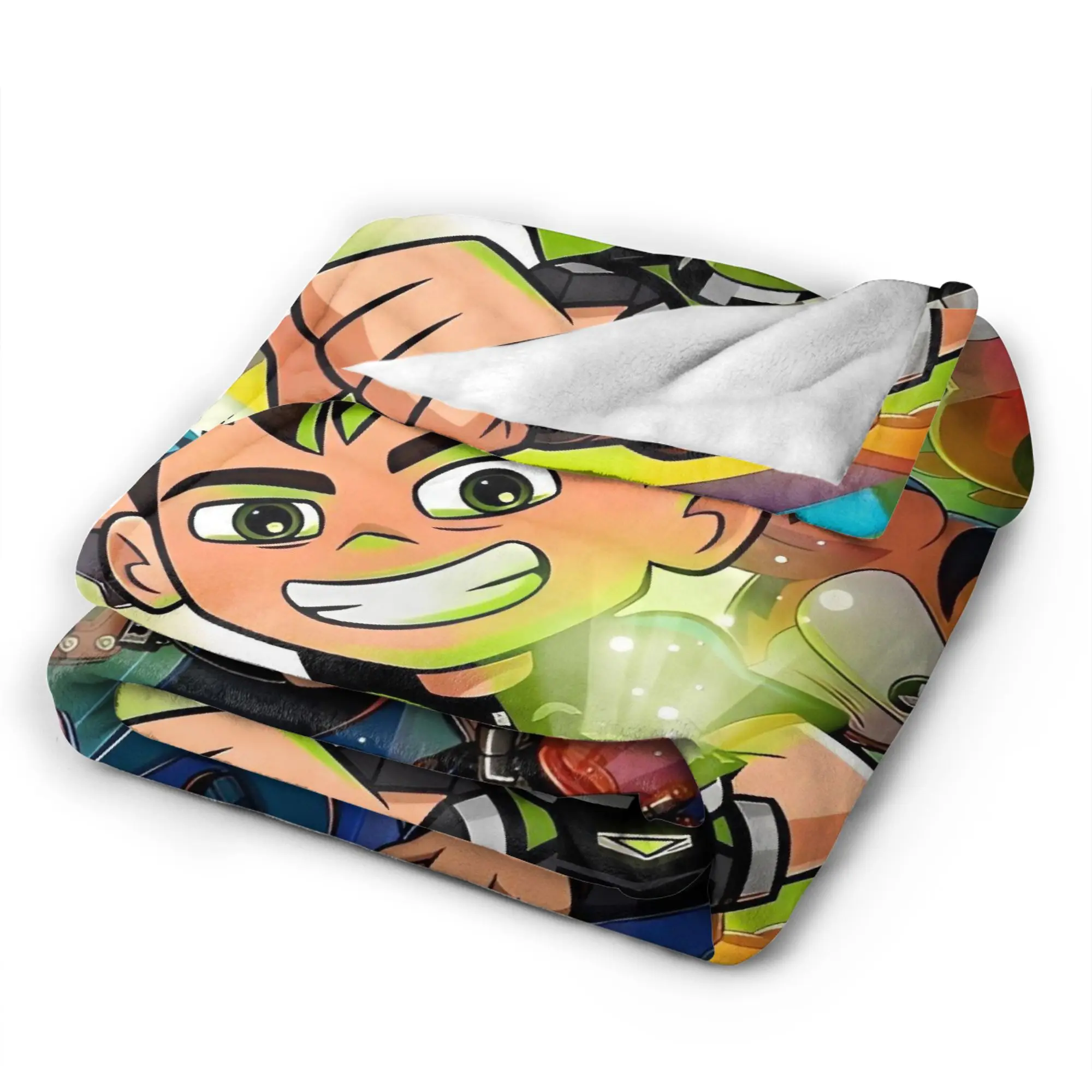 Ben 10 Omnitrix Blankets Quality Soft  Throw Blanket Winter Girls Boys Living Room Street Trend Bedspread