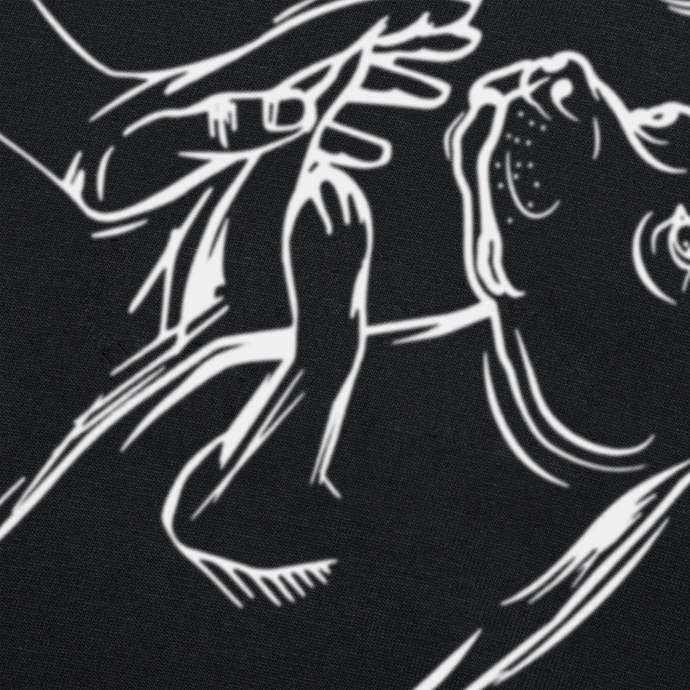 تي شيرت كلاسيكي كبير الحجم للرجال ، ملابس رجالية ، ملابس الجمارك في قمم ، ملابس في المانجا ، جحر يوركشاير ، أنيمي ، عاشق