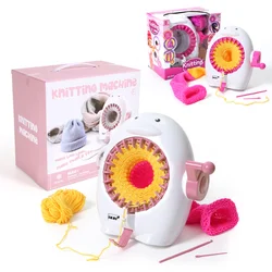 22/40/48 Needle Children DIY Hand Knitting Machine Baby Sweater Hat Scarf Making Machine Birthday Gift Toy