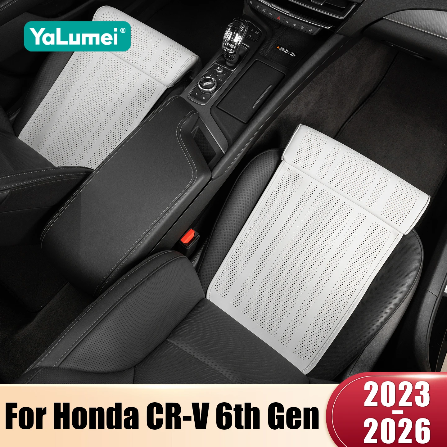 

Для Honda CR-V 6-го поколения 2023-2026: Дышащая накладка-подушка для поддержки ног на сиденье автомобиля (гибрид)