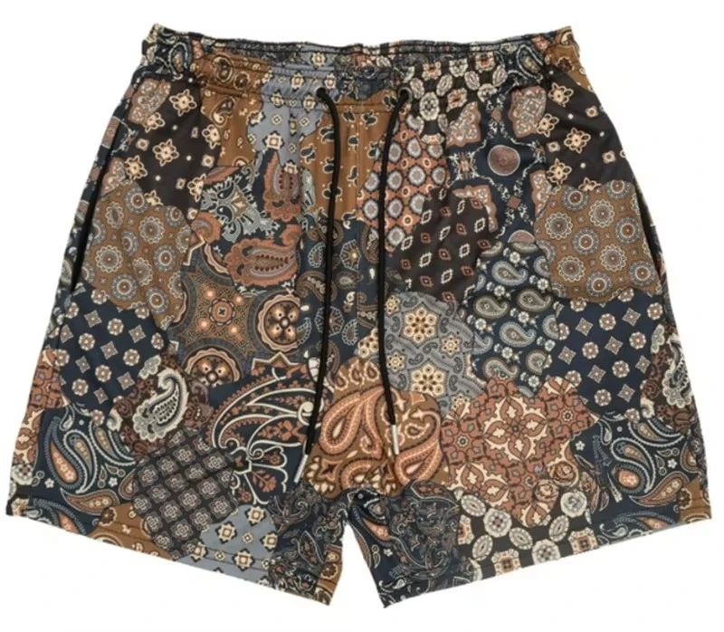 2026 Sommer Neue Schnelltrocknende Shorts mit Tierprint aus Polyesterfaser Gerades Bein Schnell Trocknend Fünf Zoll Länge Hip-Hop-Stil Kurze Hose – Detail 16