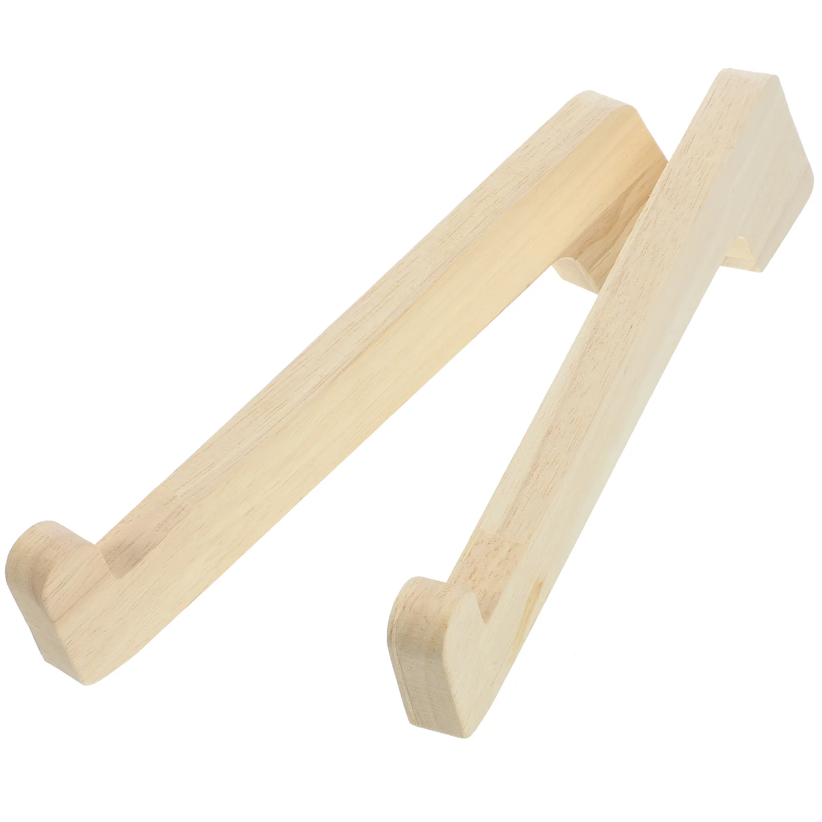 

2pcs Laptop Holder Desk Stand Shelf Riser Monitor Wood Computer Office Cooling Stands Lightweight Portable Practical Accessory