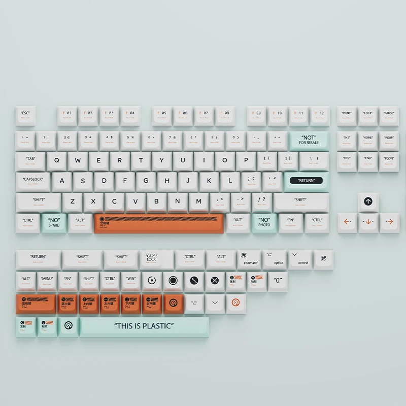 XDA Altezza Tastiera meccanica sferica Keycap Materiale PBT Sublimazione Mestiere Trasferimento di calore Artigianato Tema plastico (Solo copritasti)