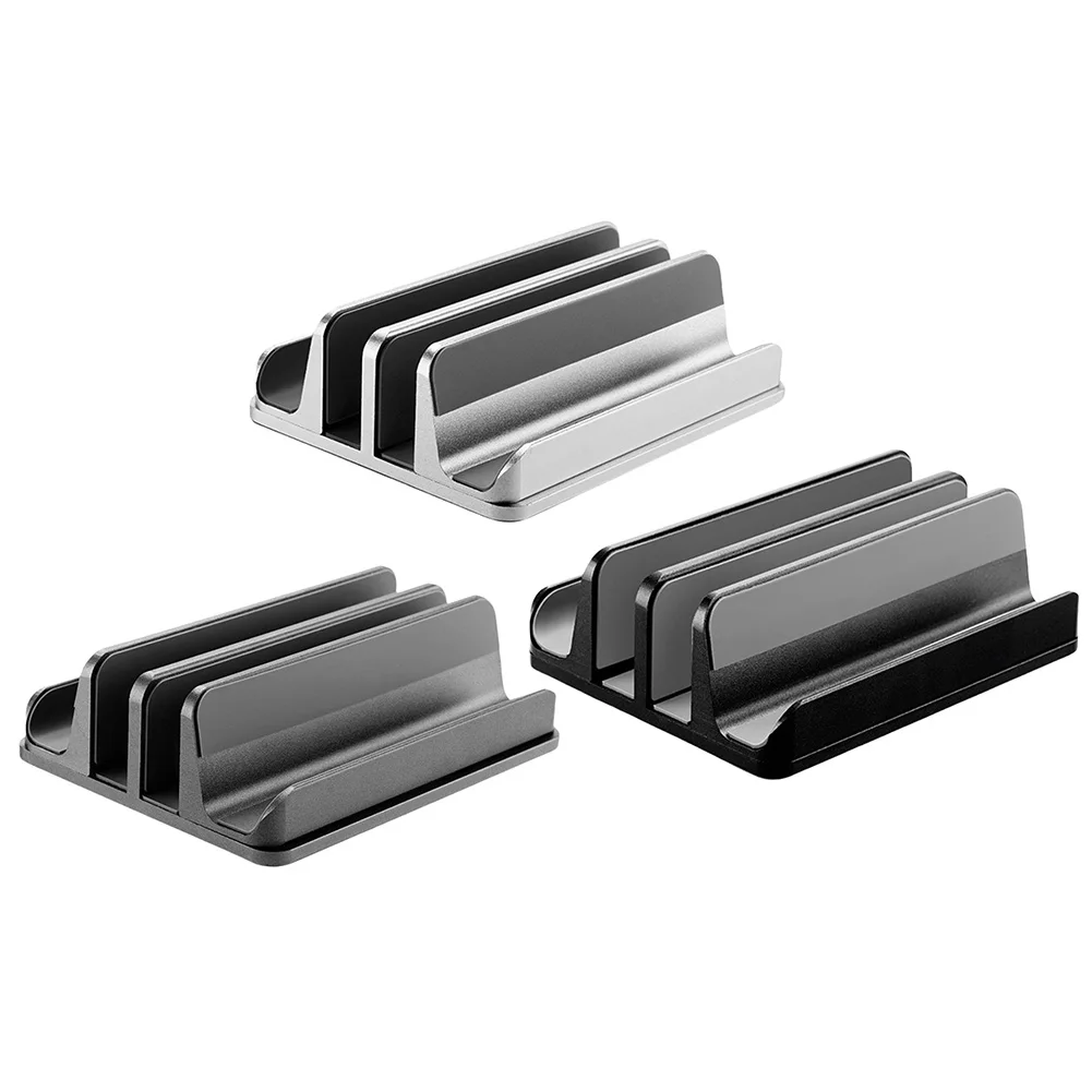 調整可能な垂直ラップトップスタンド、ラップトップホルダー、省スペースドッキングステーション、MacBook、タブレット、電話用スタンド