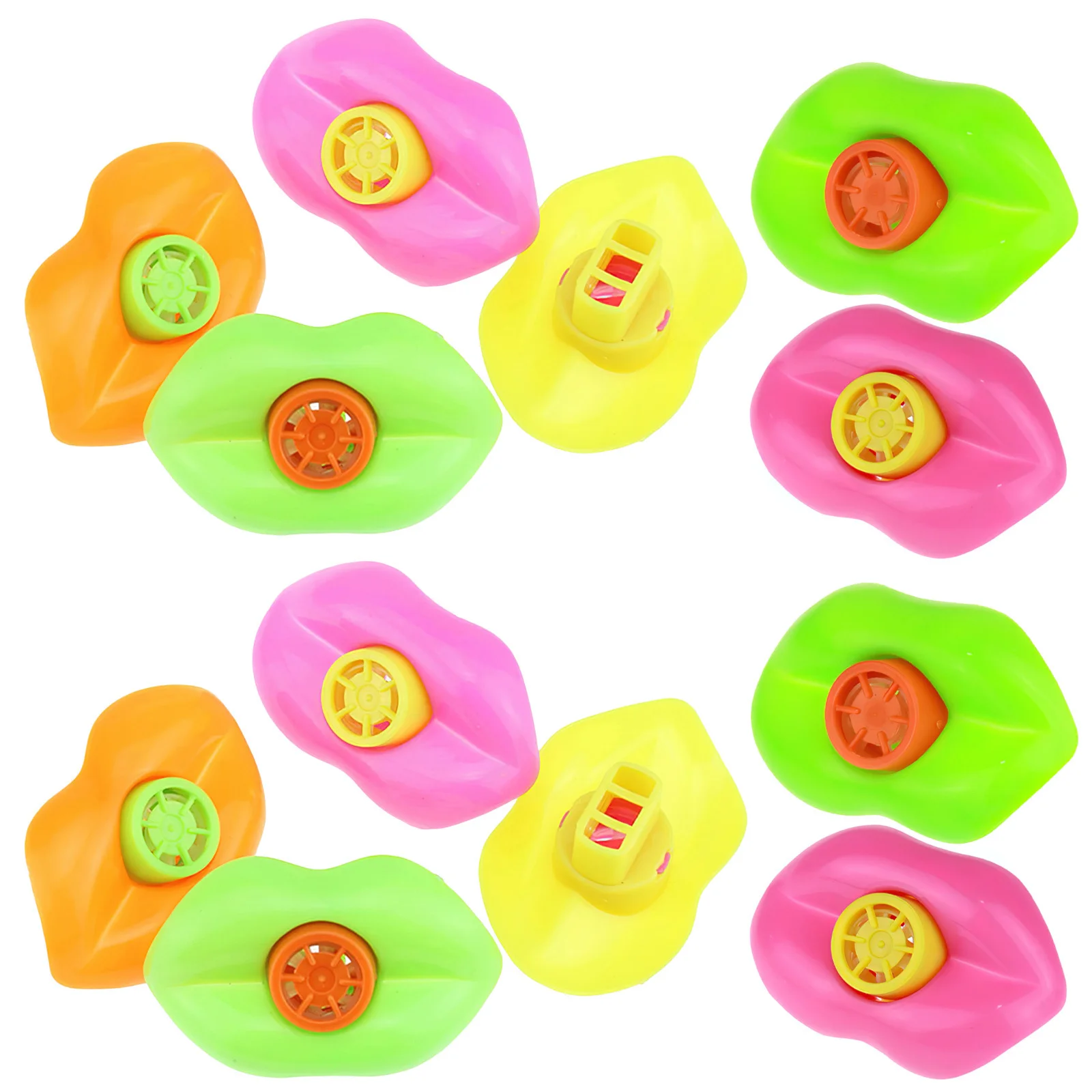 

12Pcs Kids Whistle Musical Plastic Portable Instrument Small Lightweight Educational Whistle for Party Play Toddler Supplies