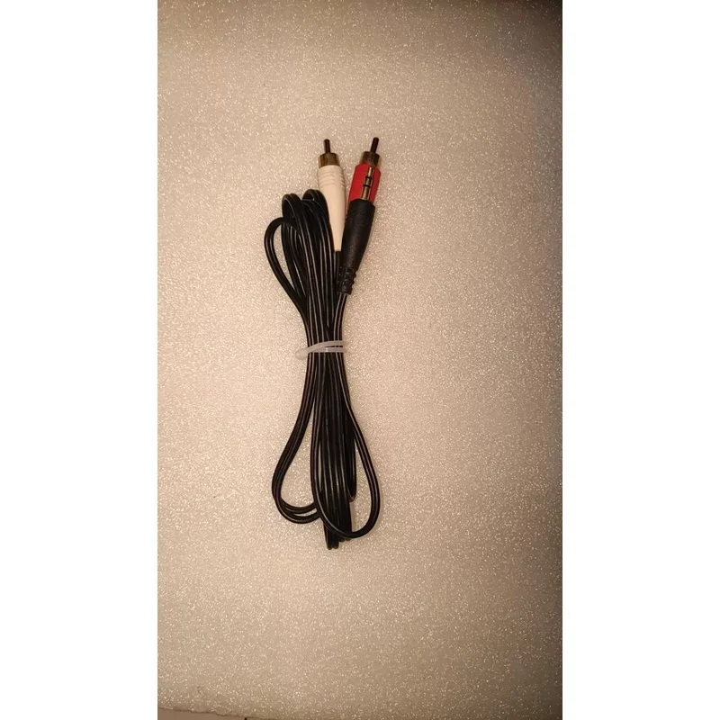 Suitable for Edifier Speaker 3.5mm to Dual RCA Audio Cable, Approx 1.8m, Gold-plated, Good Condition, Price for 1pc