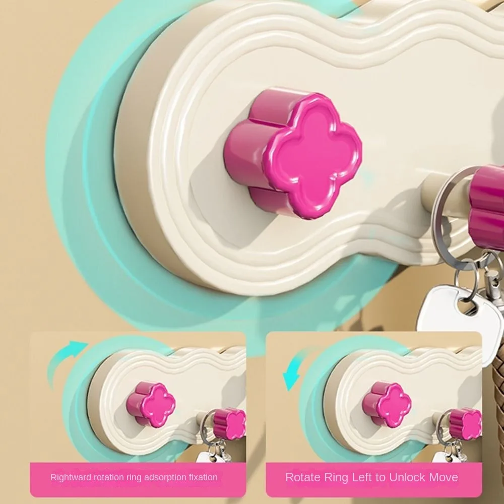 

Suction Cup Bathroom Storage Hook Candy Color INS Key Hook Rack Waterproof Space Saving Decorative Hook For Kitchen Bedroom