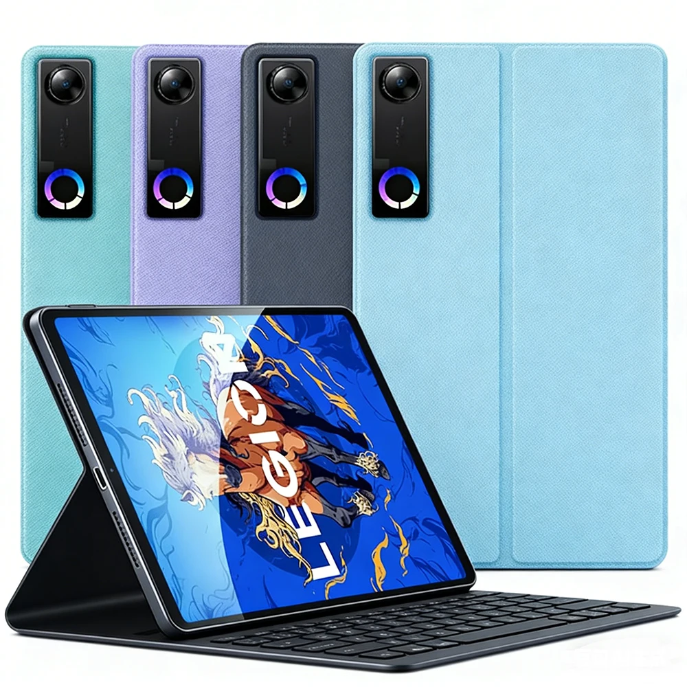 

360° Full Body Case For Legion Y700 Gen 5 2026 , Smart Wake Sleep 3 Angles Stand Vegan Leather