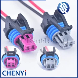 2 Pin car waterproof Sensor Plug female auto wiring harness connector 15449028 15449027 For Ford Chevrolet Opel GM LS ECT
