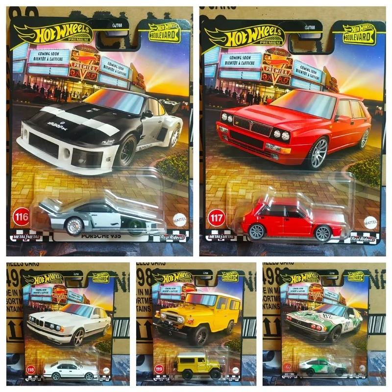 

Original Hot Wheels Car Culture GJT68 Boulevard 1:64 Scale Mix 1A Bmw M5 Porsche Diecast Vehicle Premium Collectible Model Cars
