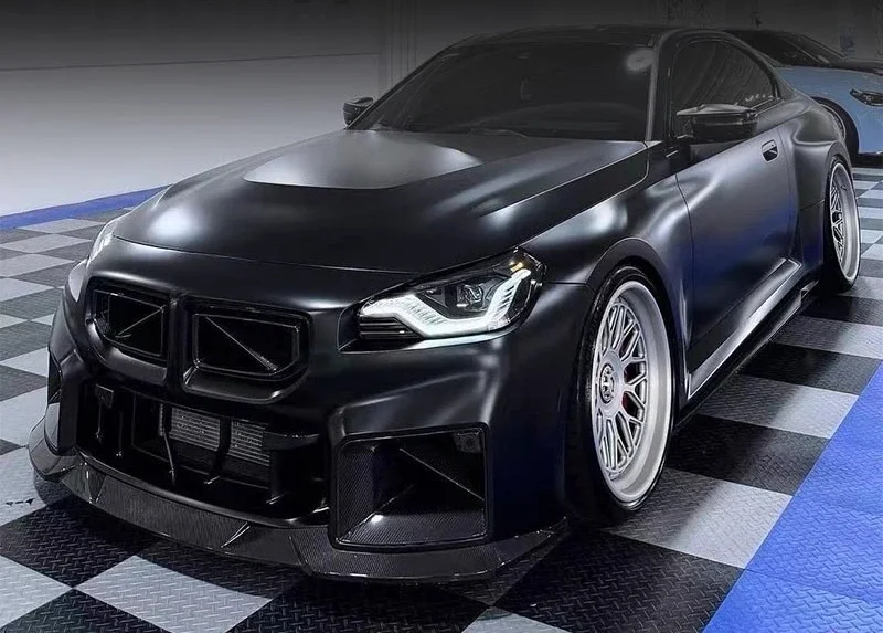 

Suitable for G87 New BMW M2 Modified Dry Carbon Fiber Surrounded Front Shovel Side Skirt Rear Lip Trend Rear Wing Air Knife