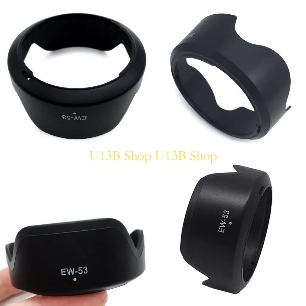 U13B EW-53 49mm EW 53 EW53 렌즈 후드 가역 카메라 EF-M 15-45mm f/3.5-6.3은 카메라 보호기 액세서리 용입니다.