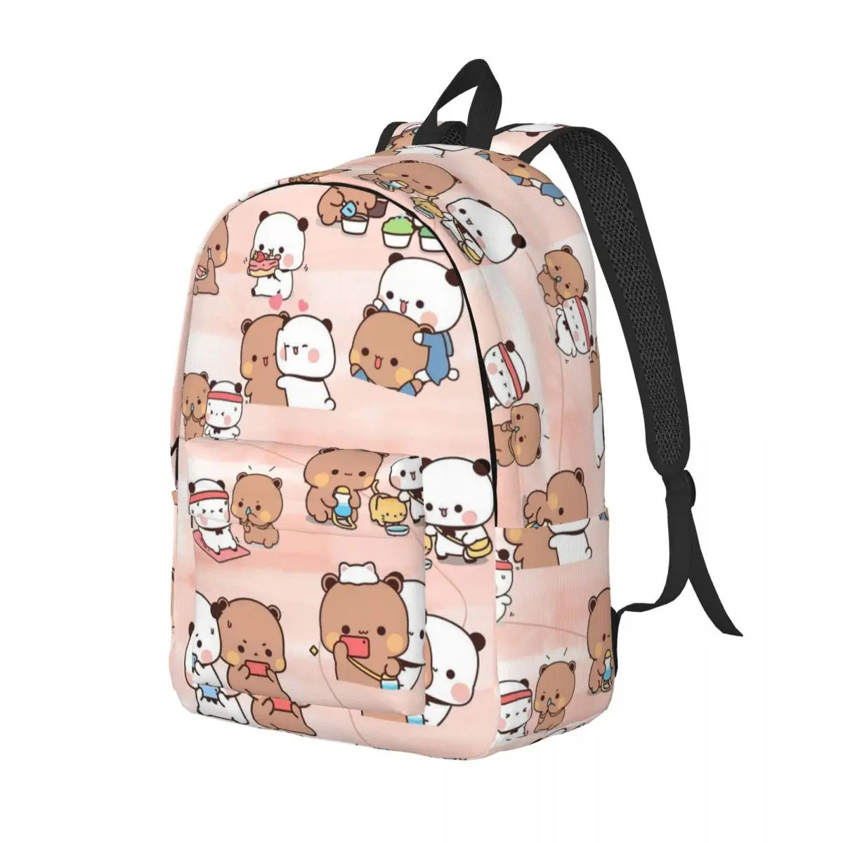 Bear And Panda Bubu Dudu Backpack Daypack Large Capacity Kids BookBag School Bag Shoulder Bags for Men Women