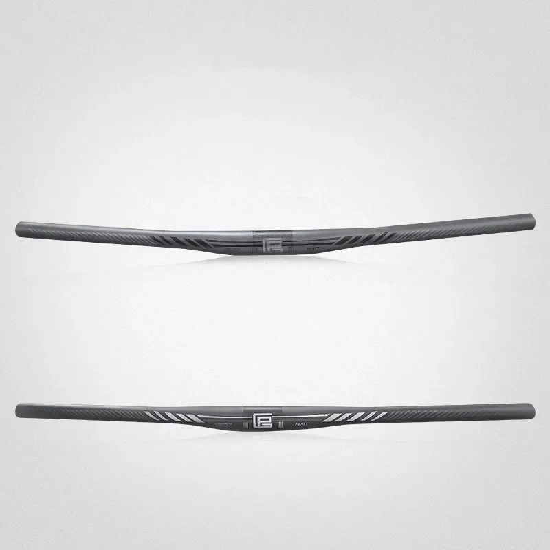 Karbonowa kierownica rowerowa góralska matowa płaska kierownica MTB akcesoria rowerowe część 31.8mm * 680/720/760/780 9 stopni