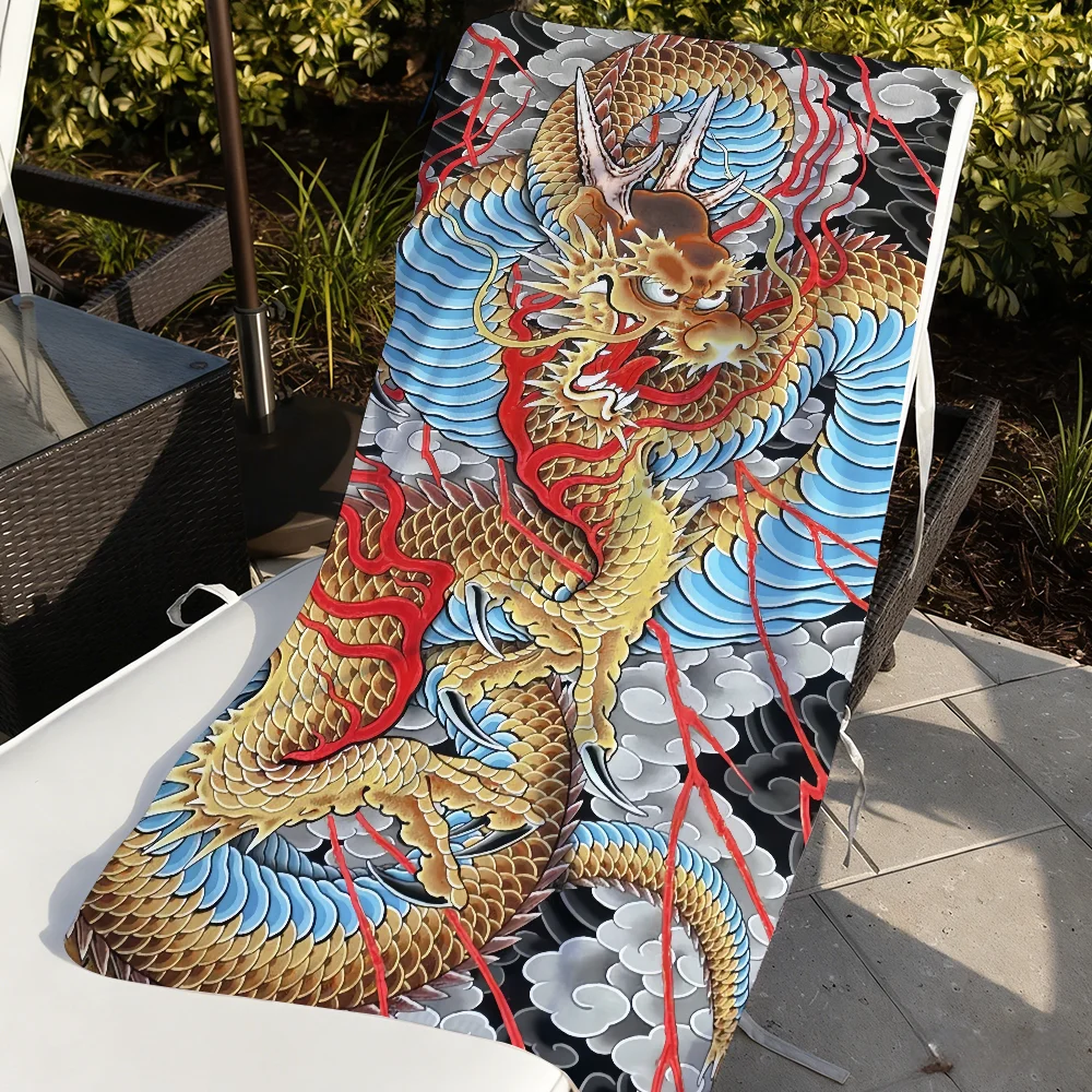 Art Yakuza Dragon Tattoo Towel Quick Dry Soft Yoga Swimming Fitness Mountain Climbing Large Beach Towels