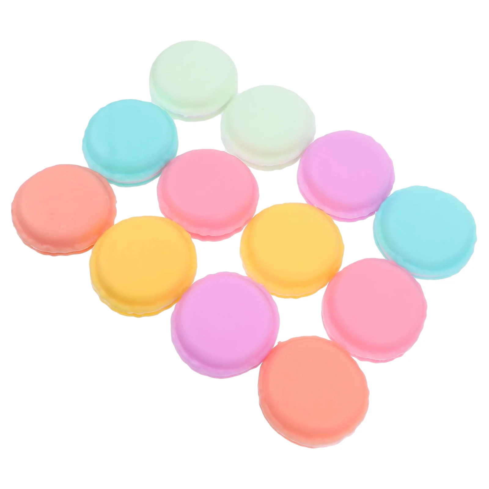 

12Pcs Macaron Jewelry Box Durable Resin Mini Portable Organizer Case Jewelry Storage Box Ring Holder Ring Storage Case