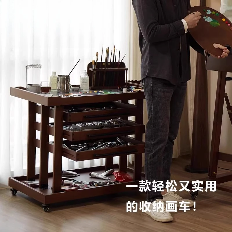حامل عربة متنقل لاستوديو الرسم الفني