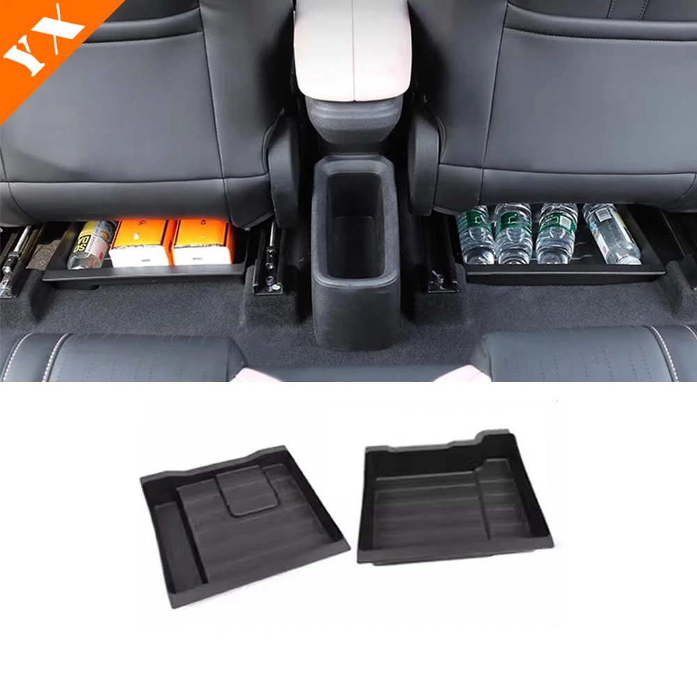 

For BYD Seagull 2024 2025 accessories Car Under Seat Storage Box,Dedicated Rear Storage Box,Rear Seat Storage Box