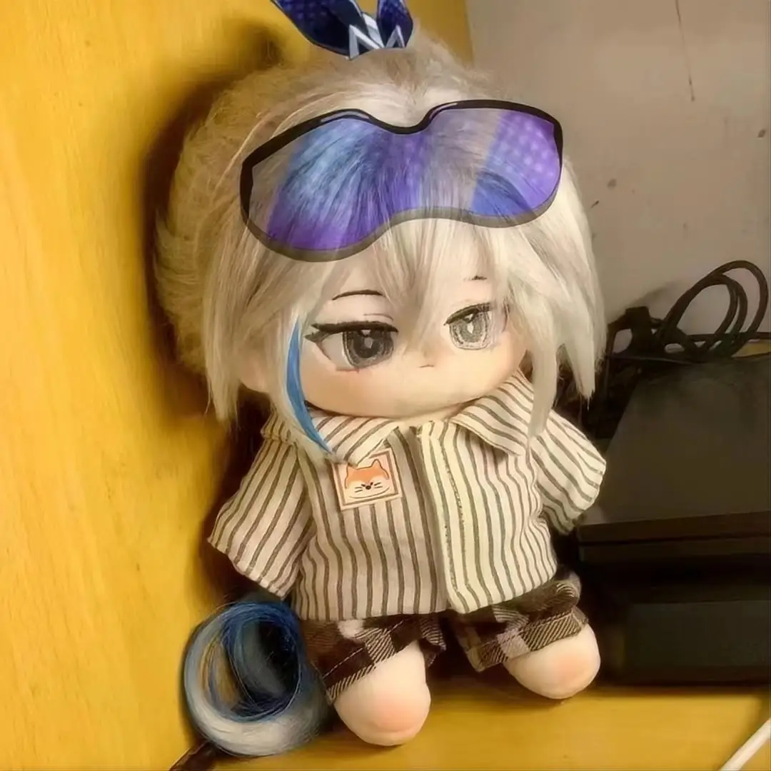 

Stuffed 20cm Anime Honkai: Star Rail Silver Wolf Cartoon Plush Doll Toy COS Dress-up Children Adults Collectible Cotton Gifts