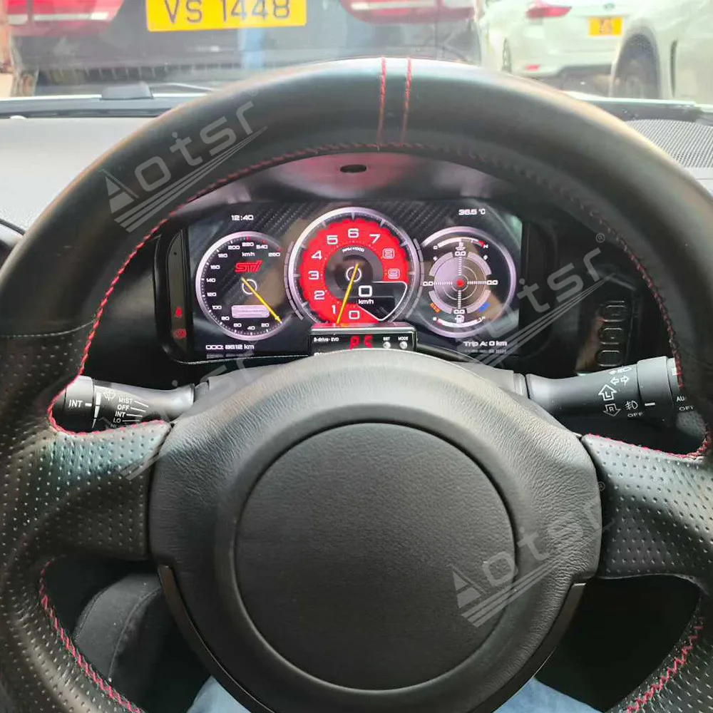 

12,3-дюймовый HD-экран для Toyota 86 и Subaru BRX с правым приводом, цифровая приборная панель, кабинет, комплект обновления виртуального прибора