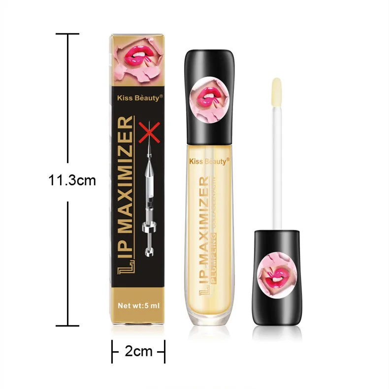 Instant Volumising Lips Plumper Repairing Reduce Lip Fine Lines Mask Longa Duração Hidratante Care Lip Oil Sexy Plump Serum 5ml