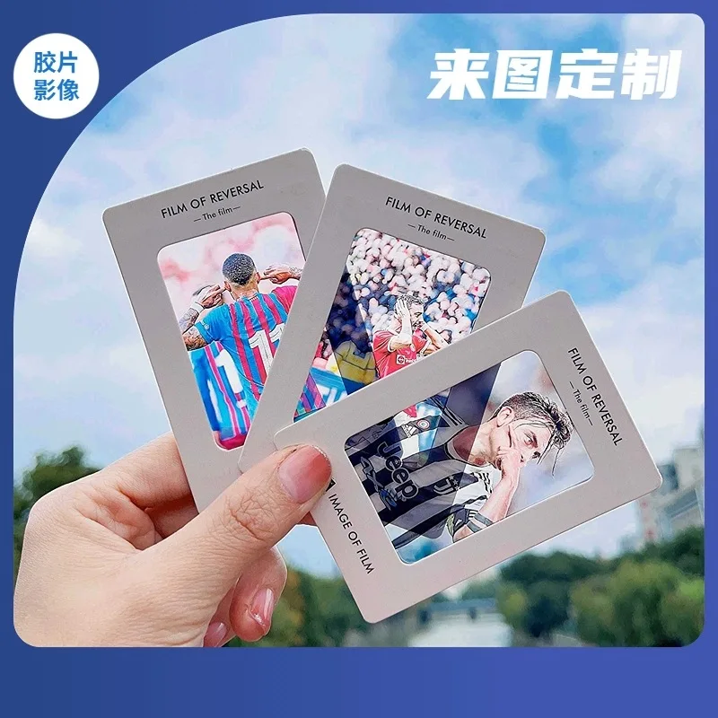 Customized. Graphic Customization Slide Reversed Picture Film Film Transparent Card Handmade Vintage Bookmark Ligh